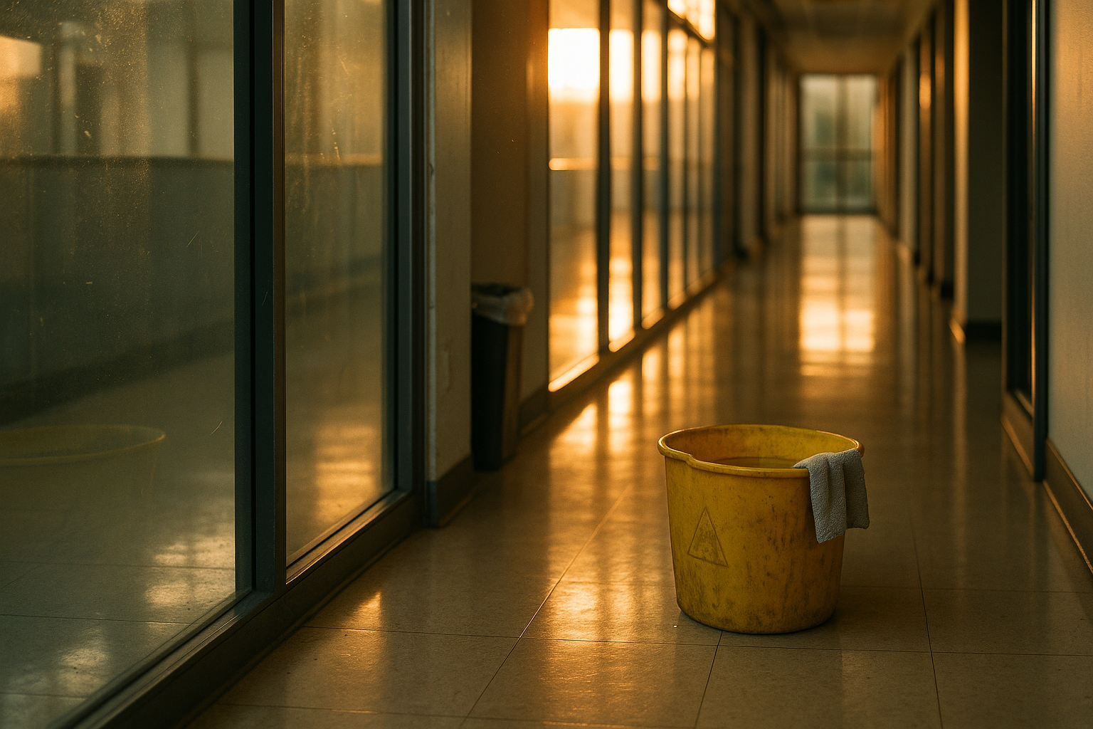 Optimisez votre espace de travail avec des travaux de nettoyage en soirée pour un environnement propre et ordonné chaque matin